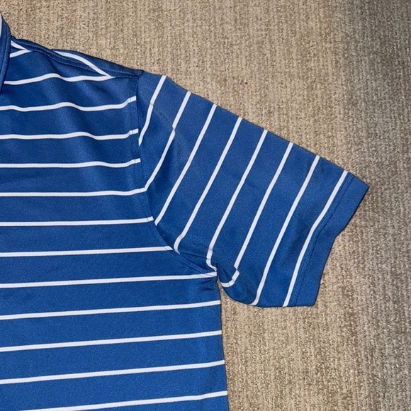 FootJoy Men's Size XL Blue/White Polyester Golf Polo - Picture 3 of 11